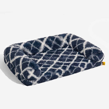 Classic Plaid Orthopaedic Bolster Cat Sofa Bed - Cosy Comfort
