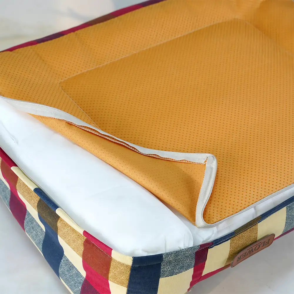 Cotton Canvas Fabric Breathable Scratch-Resistant Dog Sofa Bed