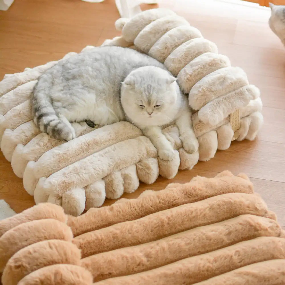 Softness Faux Rabbit Fur Warming Pillow Dog Bed - Cosy Cloud